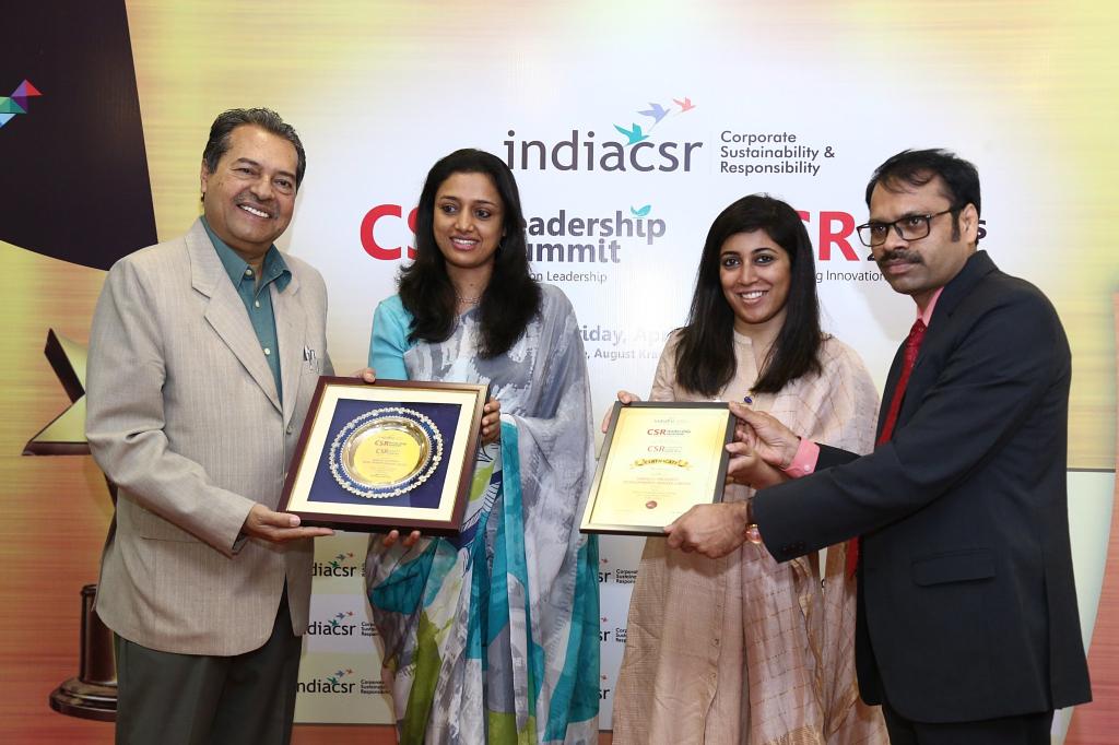 Embassy Group bagged two awards at the India CSR Leadership Summit 2018